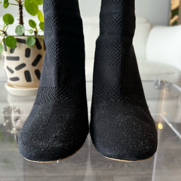 ZARA | FABRIC HEELED ANKLE BOOTS - Picture 7 of 8